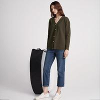 ZARA 优雅气质宽松V领高级感女式针织开衫上衣