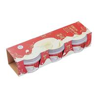 盒马伯爵红茶小奶皮子酸奶香浓郁黄金厚奶皮醇香美味休闲甜品发酵乳 【组合】原味*3杯+伯爵红茶*3杯