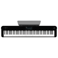 海伦HD-300重锤电钢琴88键电子钢琴成人儿童初学者演出便携式AI弹唱 赤焰红单踏板+欧洲原木琴架+麦克风+麦克风支架