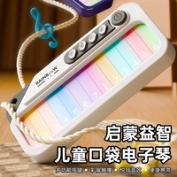 顽学 WeVeel 顽学 Z02418 口袋钢琴电子琴玩具（电池款 全键彩虹灯 亮灯跟弹+五种乐器+跟学模式）