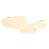 LUUGAA 鹿家良品 全光谱吸顶灯现代简约客厅灯大灯卧室奶油全光谱110cm无极190w小爱