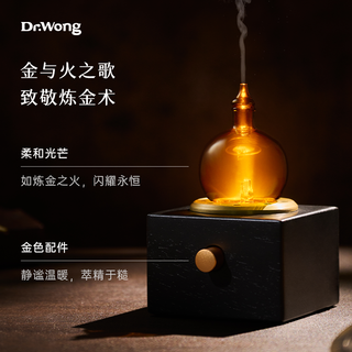DrWong金与火冷香仪家用充电雾化精油香薰机复古自动扩香机 单机（仅机器，不含精油）