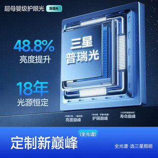  三星照明 护眼 吸顶灯  自然光（3300K-5000K） 20㎡以下
