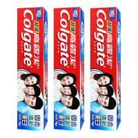 高露洁(Colgate) 超强高钙美白防蛀草本140g*3支家庭装防蛀清新口气 超强高钙牙膏140g*3支