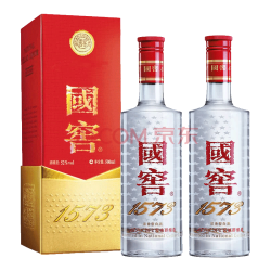 泸州老窖 国窖1573经典装52度浓香型白酒500ml*2瓶纯粮食酒好酒