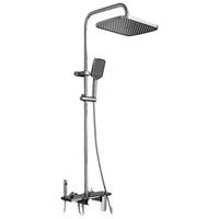 康宝（Canbo）枪灰淋浴花洒全套卫生间浴室四档增压KBHSXZ02HS