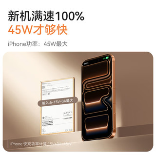 ANKER安克×黑神话45W常规IP+【45W屏显安心充，智能识别苹果17/iPhone17系】充电器头氮化镓超低温快充 【45W安心充常规款-白】专充苹果17全系|氮化镓