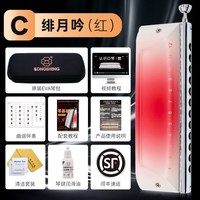 孔声 国风系列 半音阶口琴 12孔（绯月吟 C调）