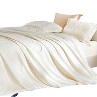 富安娜成人A类蚕丝被冬被二合一子母被单双人被芯保暖被子四季被