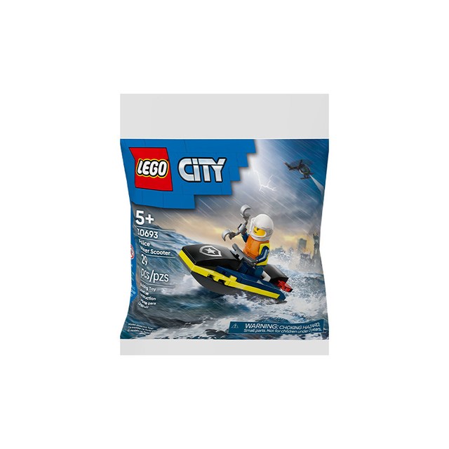 乐高 城市系列 30693 警用摩托艇拼砌包