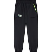 安德玛(Under Armour)儿童休闲长裤春季女男童舒适梭织长裤251123367 黑色 150cm