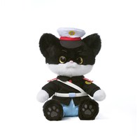 上海美术电影制片厂 上美影 黑猫警长 6978278370733 猫咪玩偶（20cm 可换装 棉花）