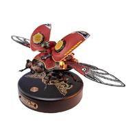 若客侦察甲壳虫积木手工金属拼装模型机械机甲玩具男生1个