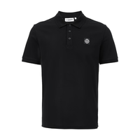 金林德伯格(J.Lindeberg)GOLF夏季凉感翻领短袖商务POLO衫男士52513Z011 RPR黑色 S