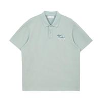 杰克·琼斯(JACK&JONES)男装polo衫男直筒商务休闲翻领短袖男士凉爽个性刺绣夏季品牌衣服 224206054C63薄荷绿 3XL 195 XXXL