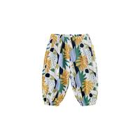 嘟嘟家 透气 儿童防蚊裤  绿色叶子 90