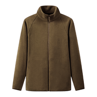 雪中飞 SNOWFLYING摇粒绒立领外套女秋冬季简约舒适休闲款夹克卫衣抓绒上衣 驼色 165/88A(L)