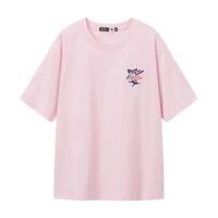 森马 Semir短袖T恤女设计感卡通刺绣夏季凉感白色上衣小个子夏基础百搭 粉橙 软糯南瓜橙 凉感抗菌 175/96A/XXL