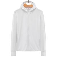 Simboo防晒衣女男春夏轻薄透气UPF50+防晒服钓鱼服休闲大码夹克冰丝 2088白色-女 3XL