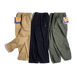 马登 复古Easypants宽松男士休闲裤松紧束脚 卡其色 L