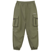 探路者（TOREAD） 儿童裤子男女中大童装秋冬季款休闲运动工装长裤 岩石绿 150