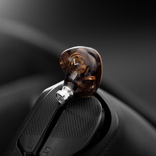 Kinera王者时代 Mimosa 1平板1动圈 木纹棕 4.4mm HIFI耳机