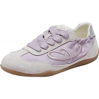  BeLLE/百丽 刺绣爱心 女士休闲鞋 紫色 37 (235mm)