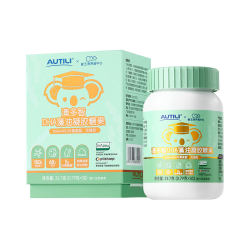 AUTILI 澳多智DHA藻油+叶黄素+PS dha儿童3-12岁 30粒