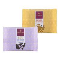 DOMORI25g意大利黑巧克力焦糖牛奶糖果零食圣诞节女友小 焦糖牛奶巧克力25g*5片