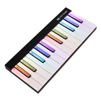 天智 泡泡便携式智能数码音乐折叠midi键盘彩虹电子钢琴灯光初学者家用