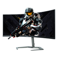 飞利浦34英寸准4K180Hz显示器144曲面电竞电脑2K带鱼屏34M2C5500
