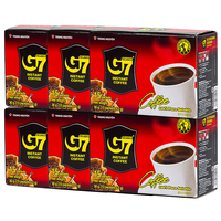 G7 中原g7黑咖啡美式速溶咖啡越南 6盒装2g90袋