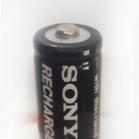 索尼索尼sony3.7V18650充电锂电池3000毫安强光手电筒风扇动动力电芯 2节尖头