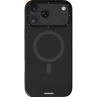 猿气「凝脂」适用苹果17promax支架手机壳iphone16pro液态硅胶保护套15/14pm隐藏支点磁吸防摔壳 【隐藏式镜框支架】融黑 iphone 16 pro 凝脂系列|【磁吸|支架】融黑