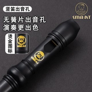 SMART思玛特竖笛小26BX10高音8孔英式B巴洛克八孔C调德式 【专业款】英式B八孔26BX10+教材书