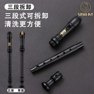 SMART思玛特竖笛小26BX10高音8孔英式B巴洛克八孔C调德式 【专业款】英式B八孔26BX10+教材书