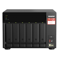  QNAP/威联通 六盘位 企业级NAS网络存储服务器 8G内存 企业盘16T*6  6*16TB 8GB