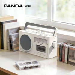 熊猫 复古 蓝牙音响
