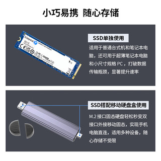 金士顿 NV3 1TB+双接口移动硬盘盒 PSSD