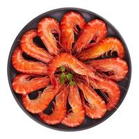 泰国新鲜活熟冻黑虎虾850g规格13/15手掌大