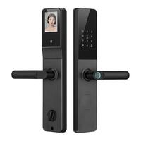 凌仕智能锁指纹锁家用防盗门密码锁门锁可视猫眼电子锁木门入户门