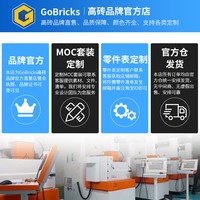 高砖 积木零件GDS-B2208配件1x1光面板印刷件数字零件包兼容散件