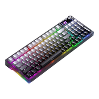 狼蛛 F98ProV3 三模热插拔 微尘灰 星矢轴 机械键盘