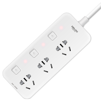 DELIXI 德力西 三位五孔插座