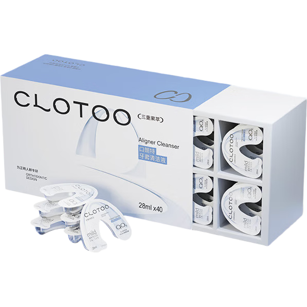 clotoo/口朗特 便携 牙套清洁片  40粒
