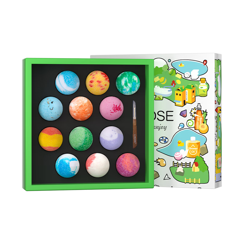  V.ROSE 精油泡澡 儿童泡澡球 玩具  神秘海洋（立体摆件） 花香型