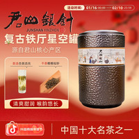 君山 银针60g特级黄茶茶叶 复古铁厅星空罐 年货节消费券用券好物