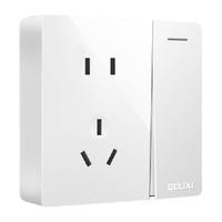  DELIXI/德力西 一开双控 明装开关插座  一开五孔