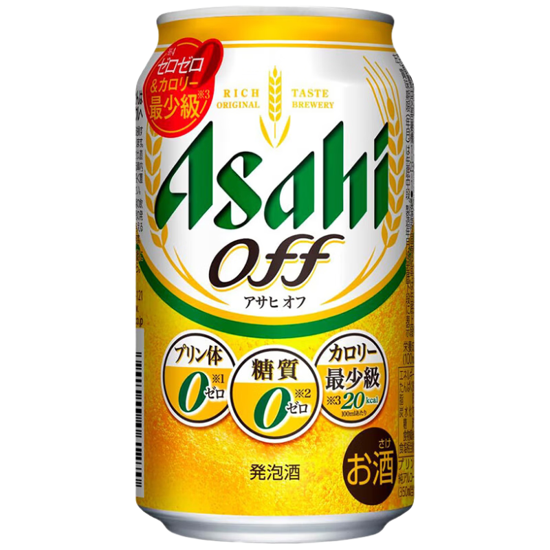 Asahi阿莎希 超爽生啤 350ml*6罐 听装啤酒