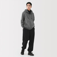 MUJI/無印良品 毛圈棉 男士连帽衫